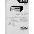 SONY TA-2650 Service Manual