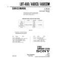 SONY LBT-A60 Service Manual