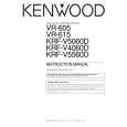 KENWOOD KRFV4060D Owner's Manual