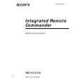 SONY RMAV3100 Owner's Manual