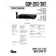 SONY CDP297 Service Manual