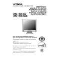 HITACHI CML190SXW Owner's Manual