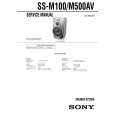 SONY SSM100 Service Manual