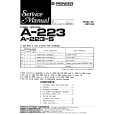 PIONEER A-223-S Service Manual