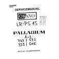 PALLADIUM 191/922 Service Manual