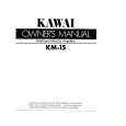 KAWAI KM15 Owner's Manual