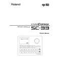 ROLAND SC-33 Owner's Manual
