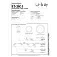 INFINITY SS-2005 Service Manual