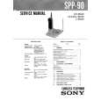 SONY SPP90 Owner's Manual