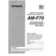 AIWA AMF70 Owner's Manual