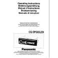 PANASONIC CQDPG55LEN Owner's Manual