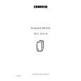 ZANUSSI WTJ1074H Owner's Manual