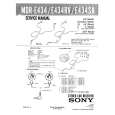 SONY MDRE434 Service Manual