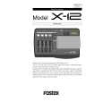 FOSTEX X-12 Owner's Manual