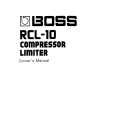 BOSS RCL-10 Owner's Manual