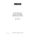 ZANUSSI ZU8124 Owner's Manual