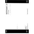 AEG MC 21-W Owner's Manual