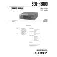 SONY SEQH3800 Service Manual