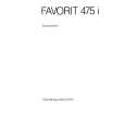 AEG Favorit 475 Owner's Manual