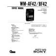 SONY WMBF42 Service Manual