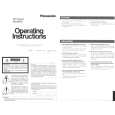 PANASONIC WVBP50 Owner's Manual