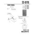 SONY SS-D170 Service Manual