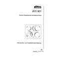 JUNO-ELECTROLUX JEC601S Owner's Manual