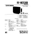 SONY KVM2530B Service Manual