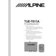 ALPINE TUET011A Owner's Manual