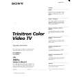 SONY KV13VM31 Service Manual