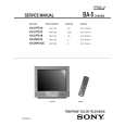 SONY KV29FS12 Service Manual