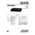 SONY SEQD705 Service Manual