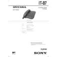 SONY ITB7 Service Manual