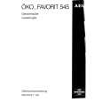 AEG FAV545WITA Owner's Manual