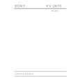 SONY KV267OR Service Manual