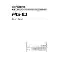 ROLAND PG-10 Owner's Manual