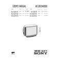 SONY KVX2571D Service Manual