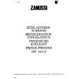 ZANUSSI ZFC14/4D Owner's Manual