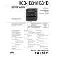 SONY HCD-H331 Service Manual