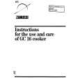 ZANUSSI GC16 Owner's Manual