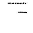 MARANTZ CDR1 Owner's Manual