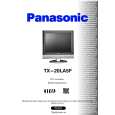 PANASONIC TX20LA5F Owner's Manual