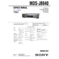 SONY MDSJB940 Service Manual