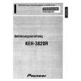 PIONEER KEH3820R Owner's Manual