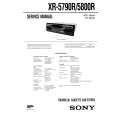SONY XR5790R Service Manual