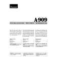 SANSUI A-909 Owner's Manual