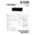 SONY TA-F345R Service Manual