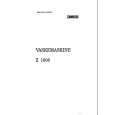 ZANUSSI Z1008 Owner's Manual