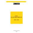 ZANUSSI ZOU340IN Owner's Manual