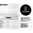 SHARP VC-A49GM Owner's Manual